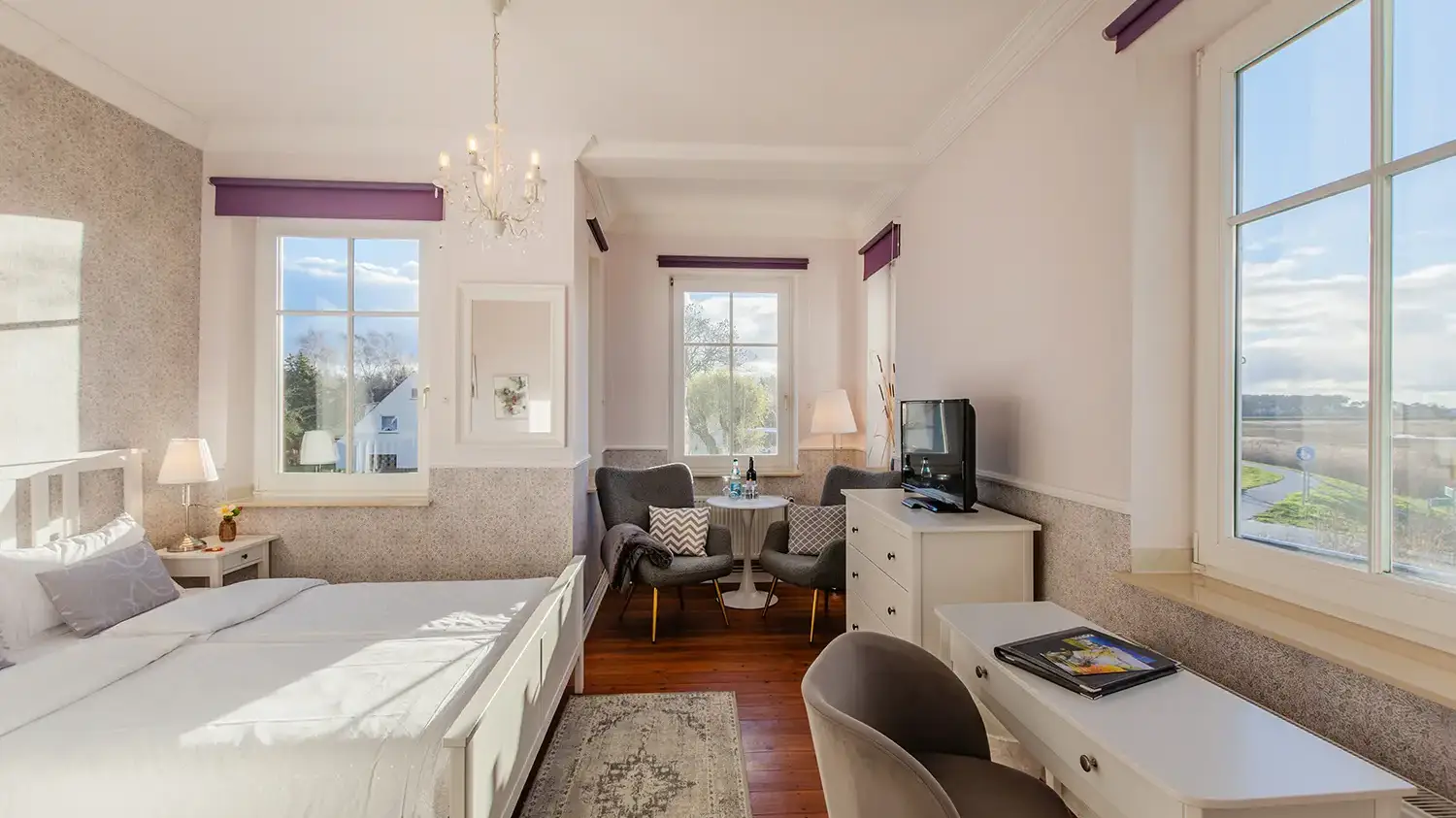Doppelzimmer #5 im 1. OG - Hotel Villa Wahnfried Rügen