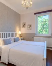 Zimmer 2 mit Gartenblick Hotel Villa Wahnfried