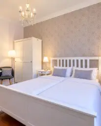 Zimmer 2 mit Gartenblick Hotel Villa Wahnfried