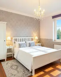 Zimmer #3 mit Landschaftsblick 1. OG, Boutique Hotel Villa-Wahnfried Thiessow Rügen