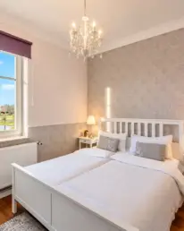 Zimmer #6 mit Meerblick und Landschaftsblick - EG, Boutique Hotel Villa-Wahnfried Thiessow Rügen