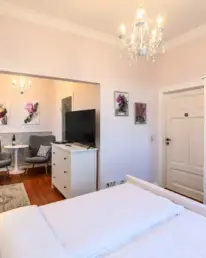 Zimmer #6 mit Meerblick und Landschaftsblick - EG, Boutique Hotel Villa-Wahnfried Thiessow Rügen