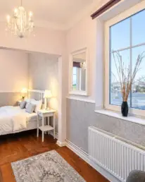 Zimmer #6 mit Meerblick und Landschaftsblick - EG, Boutique Hotel Villa-Wahnfried Thiessow Rügen