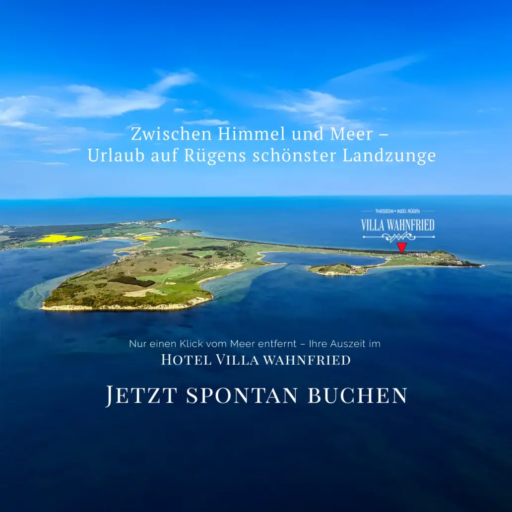 Lage Hotel Villa Wahnfried Thiessow auf R&uuml;gen, Ostsseebad M&ouml;nchgut